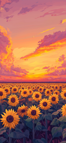 向日葵 绘画的封面图